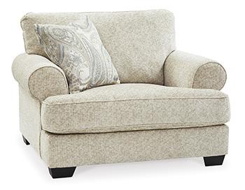Monaghan Oversized Chair and Ottoman - Town Of Bargains Furniture - NY
