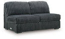 Midnight-Madness Sectional with Chaise - Town Of Bargains Furniture - NY