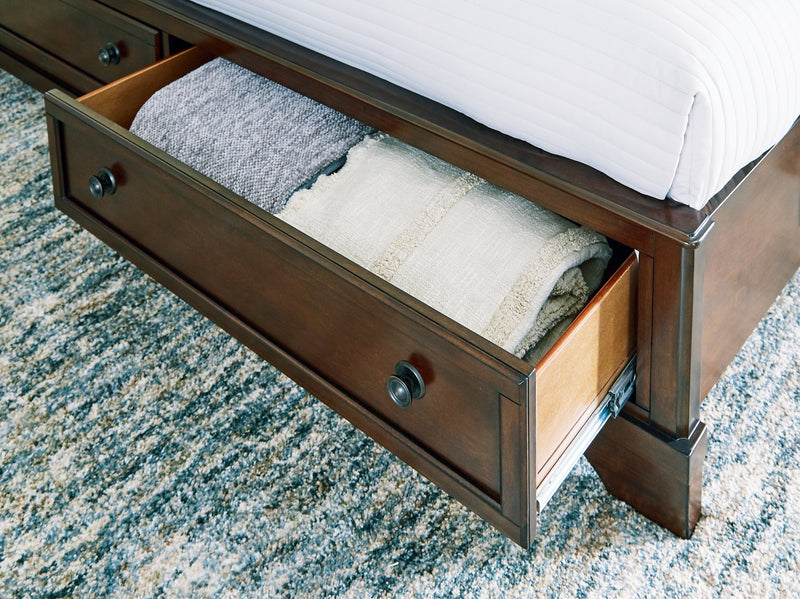 Trellington Sleigh Storage Bed - Town Of Bargains Furniture - NY