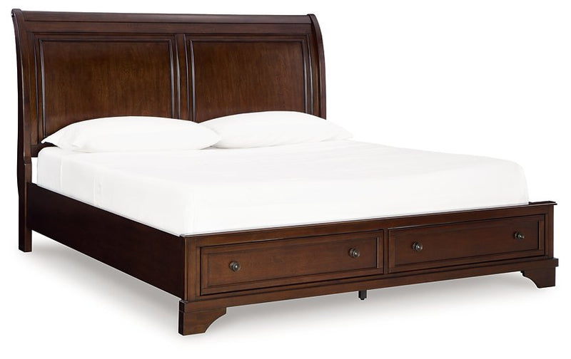 Trellington Sleigh Storage Bed - Town Of Bargains Furniture - NY