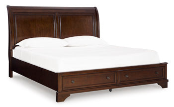 Trellington Sleigh Storage Bed - Town Of Bargains Furniture - NY