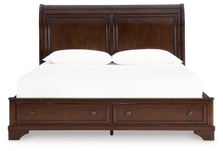 Trellington Sleigh Storage Bed - Town Of Bargains Furniture - NY