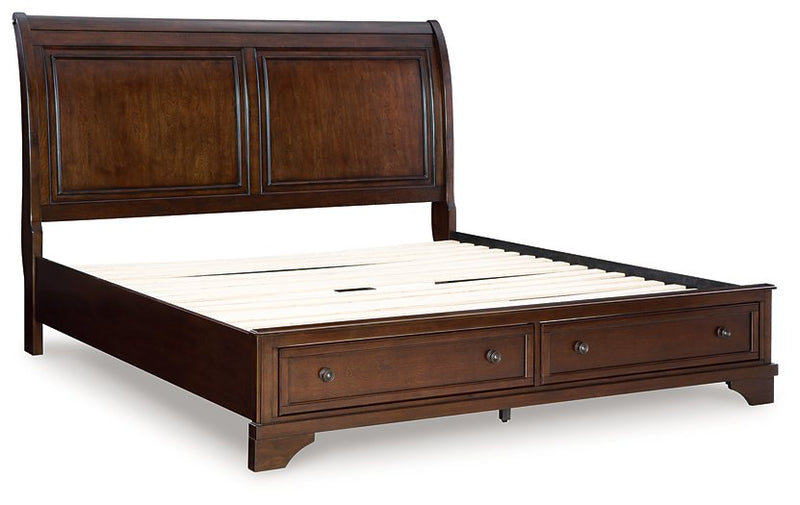 Trellington Sleigh Storage Bed - Town Of Bargains Furniture - NY