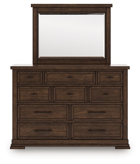 Taffenbrook Dresser and Mirror - Town Of Bargains Furniture - NY
