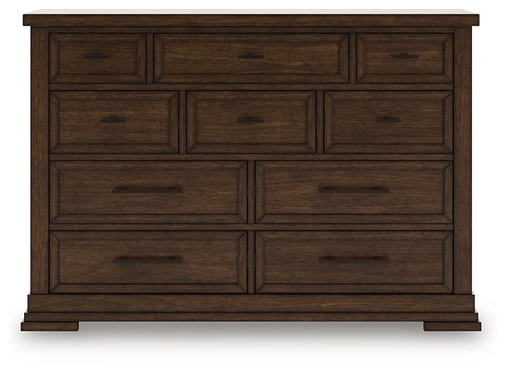 Taffenbrook Dresser and Mirror - Town Of Bargains Furniture - NY