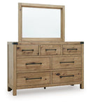 Ridgester Dresser and Mirror - Town Of Bargains Furniture - NY