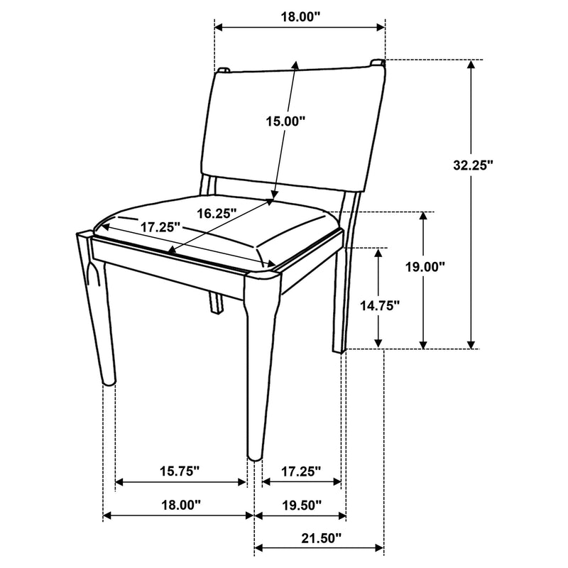 Ottowa Side Chairs - Town Of Bargains Furniture - NY