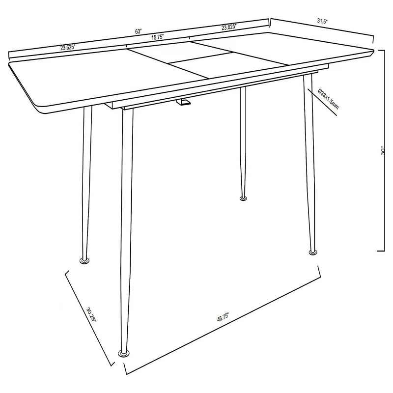 Horizon Dining Tables - Town Of Bargains Furniture - NY