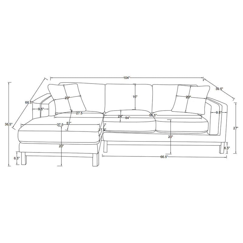 Geneva Stationary Sectionals - Town Of Bargains Furniture - NY