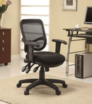 Rollo Adjustable Height Office Chair Black - Town Of Bargains Furniture - NY