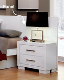 Jessica Nightstand Panels White (Set of 2) - Town Of Bargains Furniture - NY