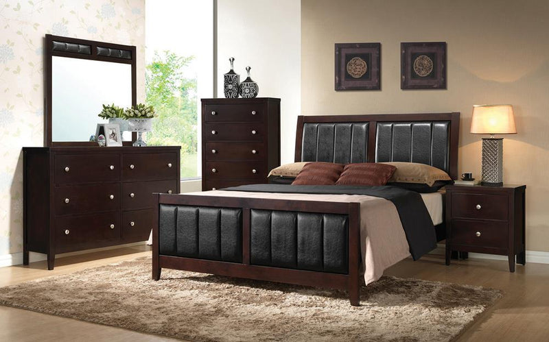 Carlton 6-drawer Rectangular Dresser Cappuccino - Town Of Bargains Furniture - NY
