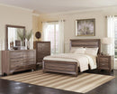 Kauffman California King, E.king, & Queen Panel Bed Washed Taupe - Town Of Bargains Furniture - NY