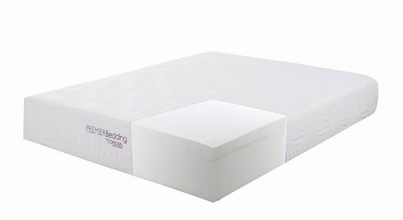 Ian Queen Memory Foam Mattress White - Town Of Bargains Furniture - NY