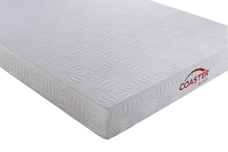 Keegan Twin Long Memory Foam Mattress White - Town Of Bargains Furniture - NY