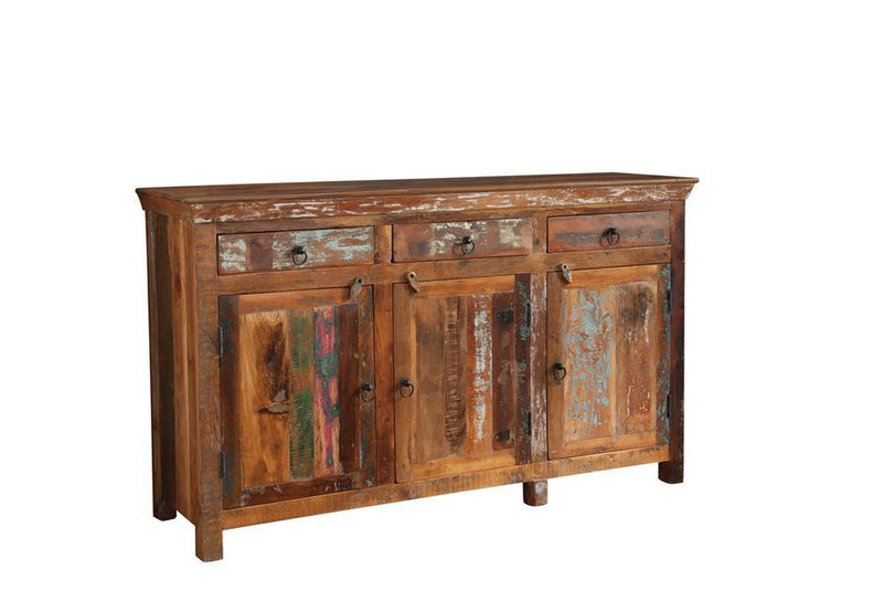 Harper 4-drawer Accent Cabinet Reclaimed Wood - Town Of Bargains Furniture - NY