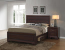 Kauffman California King, Eastren King, & Queen Panel Bed Dark Cocoa - Town Of Bargains Furniture - NY