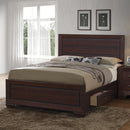 Kauffman California King, Eastren King, & Queen Panel Bed Dark Cocoa - Town Of Bargains Furniture - NY