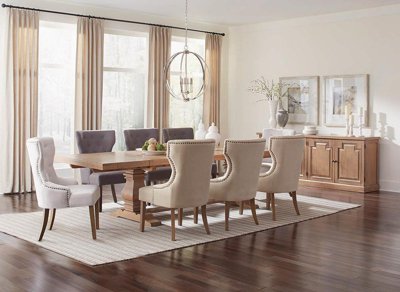 Baney Tufted Upholstered Dining Chair Beige - Town Of Bargains Furniture - NY