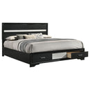 Miranda Panel Platform Storage Bed