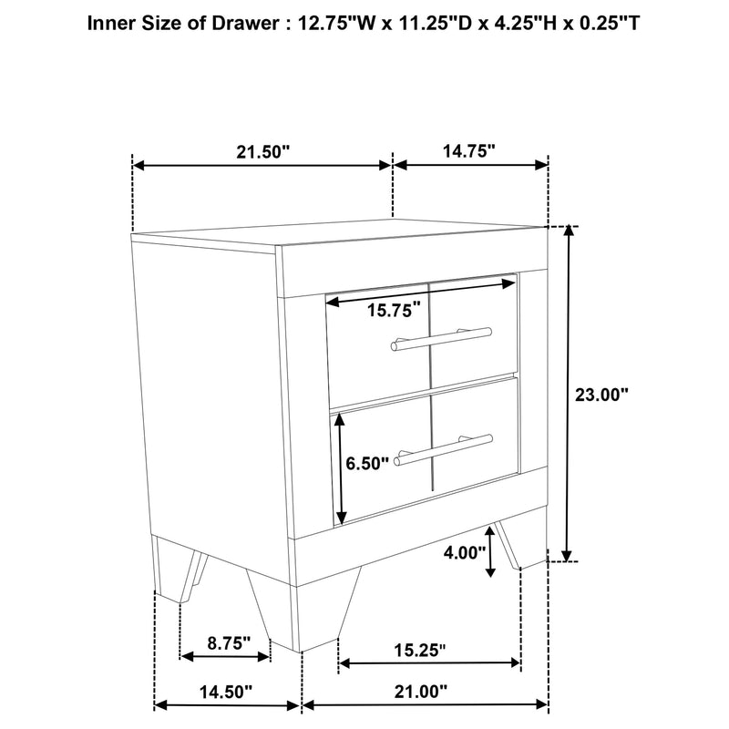 Trenton Nightstands - Town Of Bargains Furniture - NY