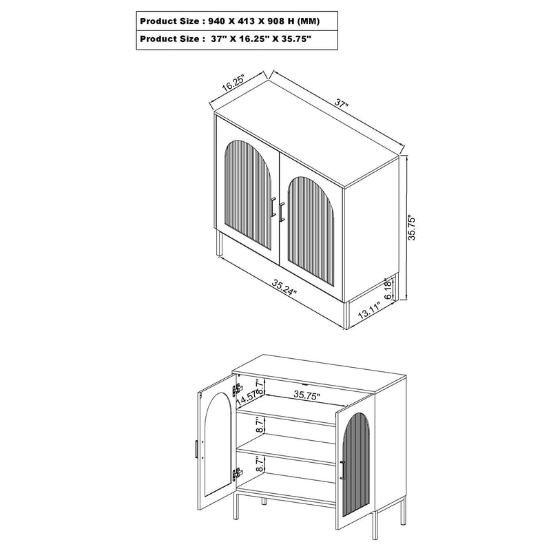 Jess Accent Cabinets - Town Of Bargains Furniture - NY