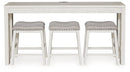 Robbinsdale Counter Height Dining Table and 3 Barstools Set - Town Of Bargains Furniture - NY