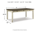 Bolanburg Dining Table - Town Of Bargains Furniture - NY