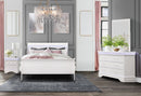 CHARLIE WHITE KING BED GROUP WITH LED - Town Of Bargains Furniture - NY