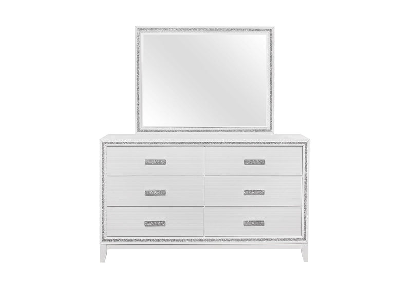 LILY WHITE MIRROR - Town Of Bargains Furniture - NY