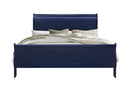 CHARLIE BLUE KING BED WITH LED - Town Of Bargains Furniture - NY