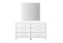 LUCCIA WHITE MIRROR - Town Of Bargains Furniture - NY