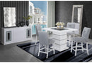 MONACO WHITE BAR TABLE + MONACO BS-N - Town Of Bargains Furniture - NY