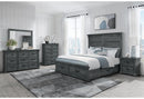 TATUM GREY FULL BED GROUP WITH STORAGE - Town Of Bargains Furniture - NY