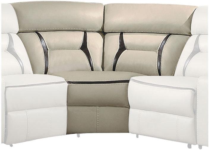 Amite 7pc Sectional Sofa in Beige - Town Of Bargains Furniture - NY