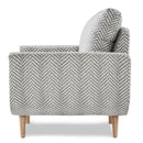 Deryn Accent Chair in Gray 8327GY-1S - Town Of Bargains Furniture - NY