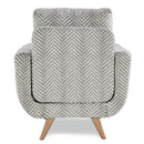 Deryn Accent Chair in Gray 8327GY-1S - Town Of Bargains Furniture - NY