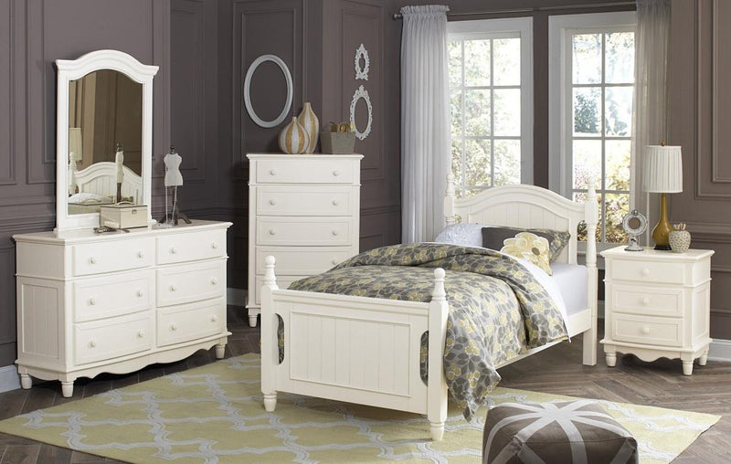 Homelegance Clementine Twin Bed in White B1799T-1*
