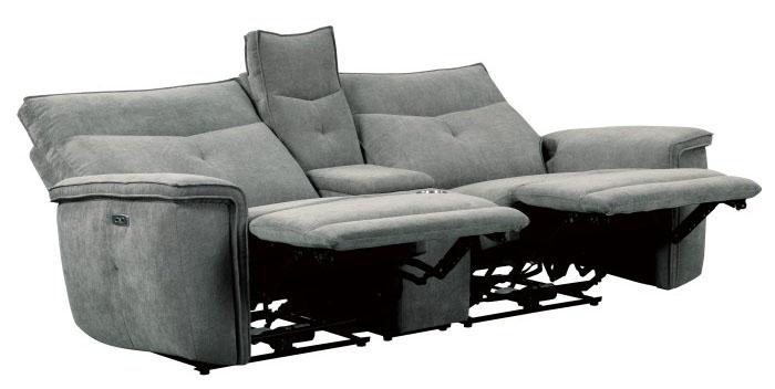 Homelegance Furniture Tesoro Power Double Reclining Loveseat in Dark Gray 9509DG-2CNPWH*