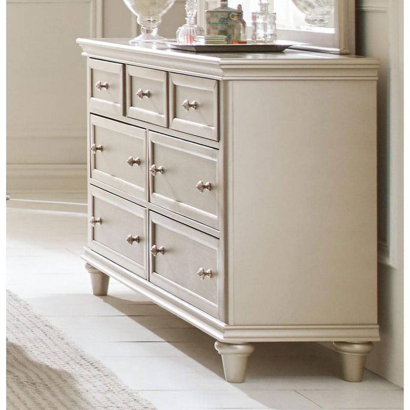 Homelegance Celandine 7 Drawer Dresser in Silver 1928-5