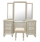 Celandine Vanity Dresser with Mirror in Silver 1928-15*