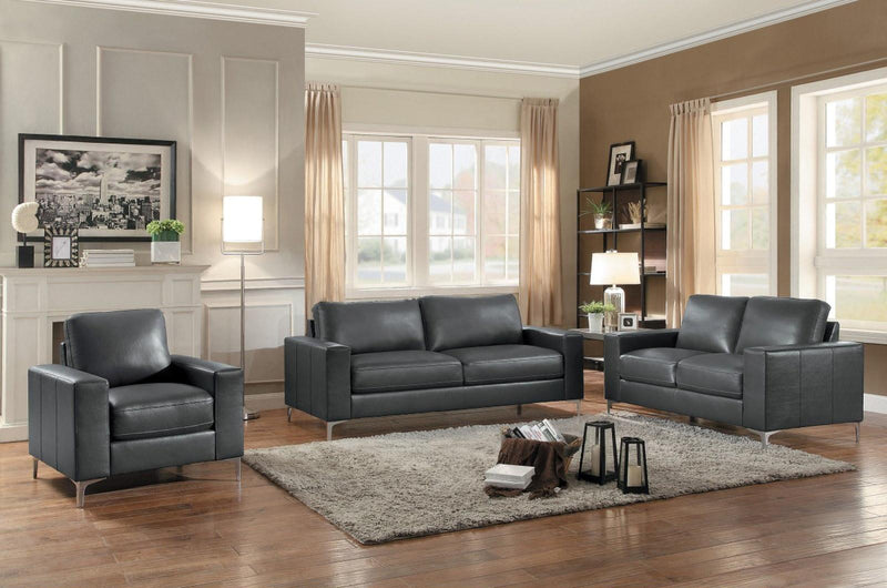 Iniko Sofa in Gray 8203GY-3 - Town Of Bargains Furniture - NY