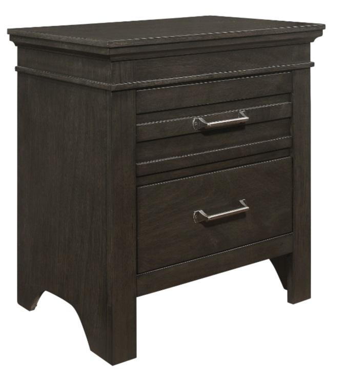 Homelegance Blaire Farm Nightstand in Saddle Brown Wood 1675-4