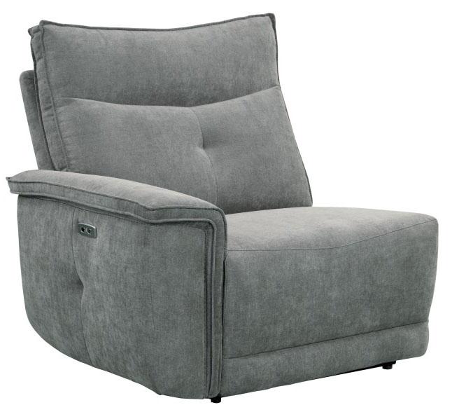 Tesoro Power Double Reclining Sofa w/ Power Headrests in Dark Gray 9509DG-3PWH* - Town Of Bargains Furniture - NY