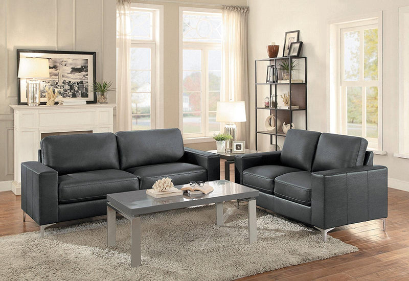 Iniko Loveseat in Gray 8203GY-2 - Town Of Bargains Furniture - NY