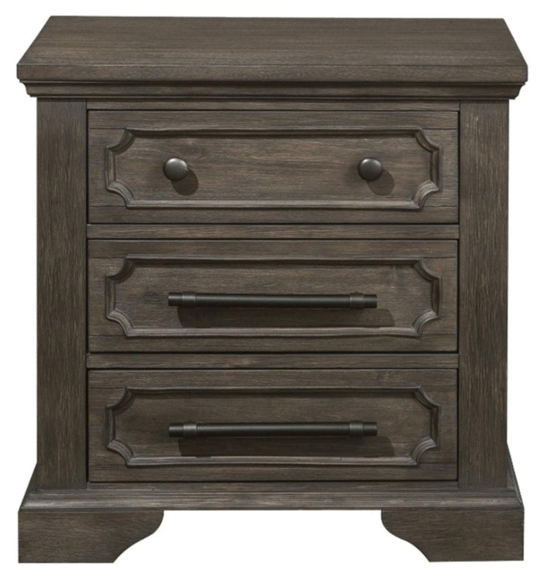 Taulon Nightstand in Dark Oak 5438-4 - Town Of Bargains Furniture - NY