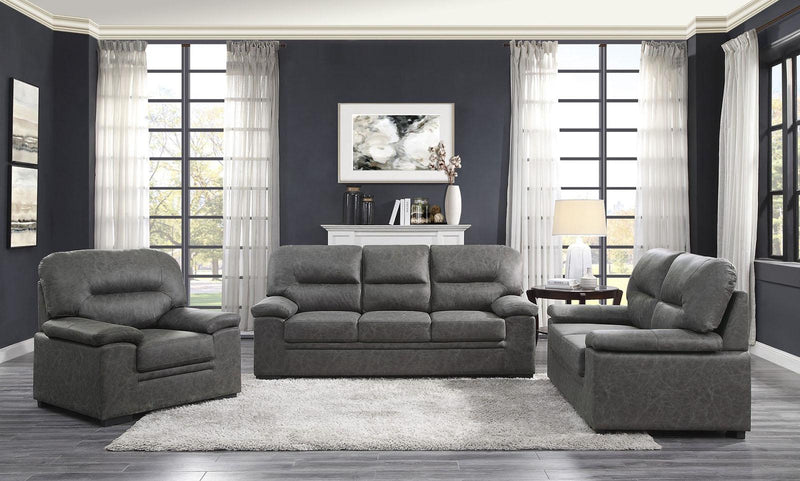 Michigan Sofa in Dark Gray 9407DG-3 - Town Of Bargains Furniture - NY