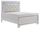 Allura Queen Panel Bed in White 1916W-1* - Town Of Bargains Furniture - NY
