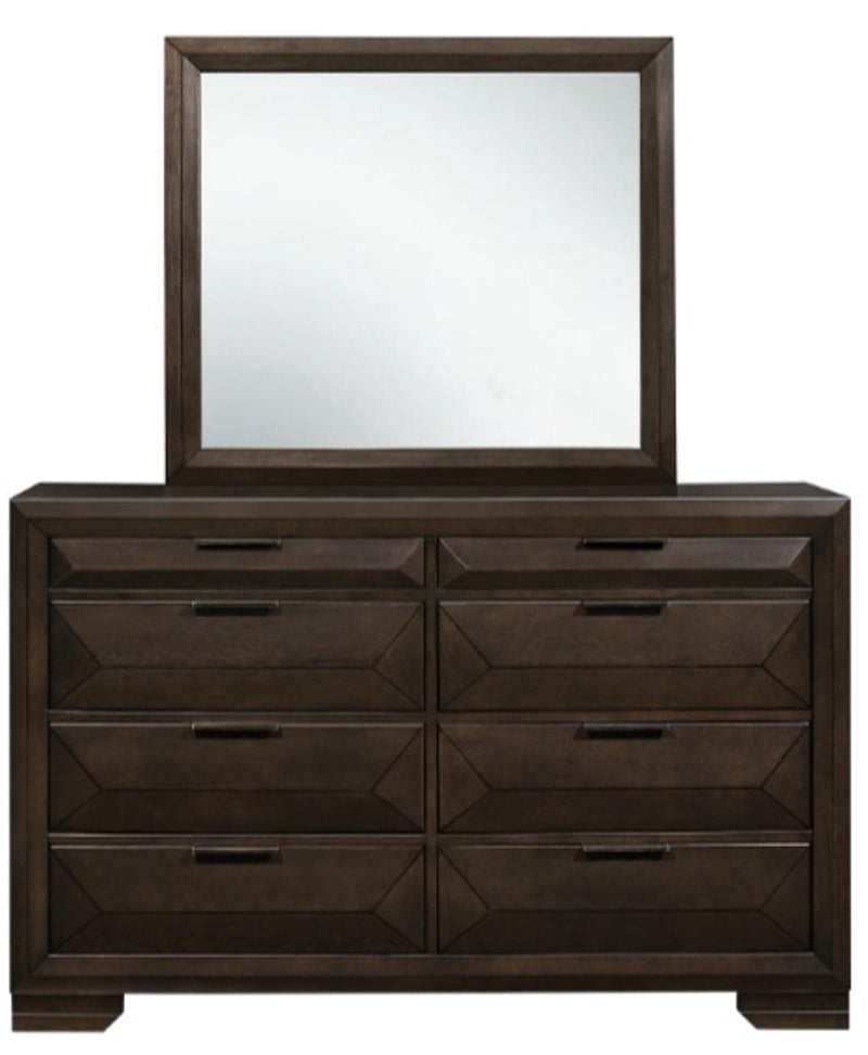 Chesky Mirror in Warm Espresso 1753-6 - Town Of Bargains Furniture - NY