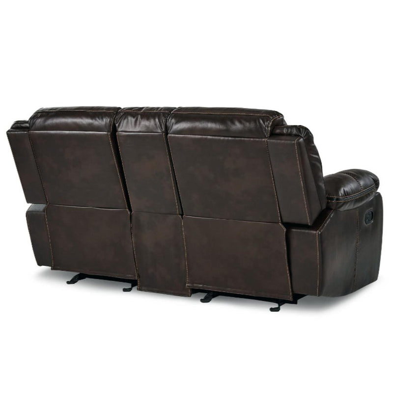 Bastrop Double Glider Reclining Loveseat in Brown 8230BRW-2